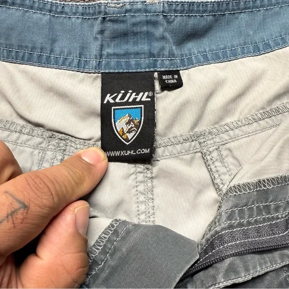 Kuhl Gray Lightweight Shorts Size 6 - Picture 6 of 9
